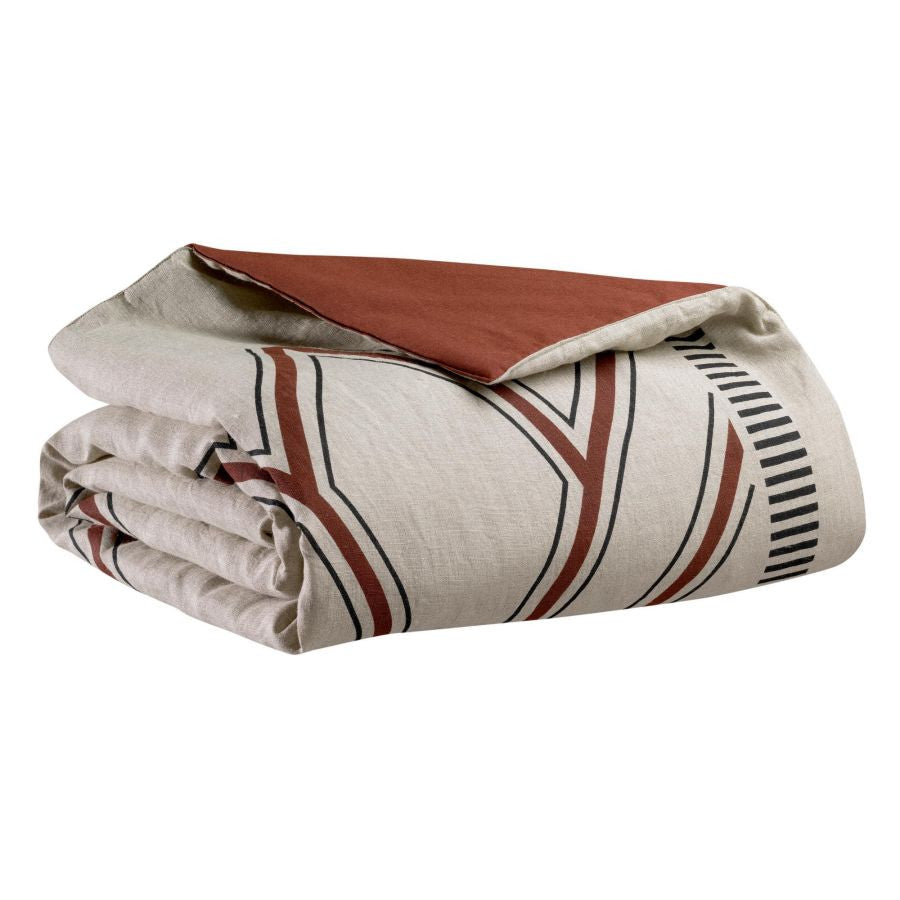 Plaid Zeff Johan Caramel — vue 1