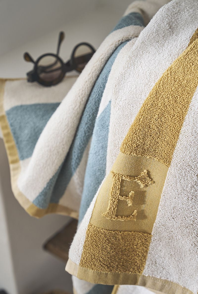 Drap de Plage Transat Bleu-Jaune — vue 3