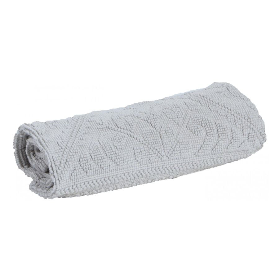 Tapis de Bain Uni Enzo Craie — vue 1