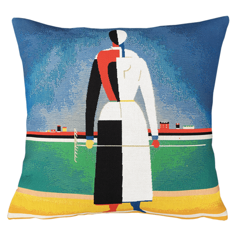 Coussin Femme Au Rateau Malevitch — vue 1