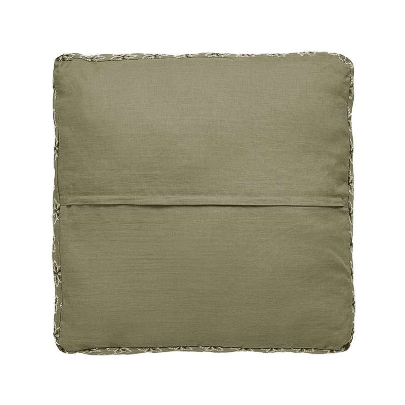 Coussin Fleur Kaki — vue 4