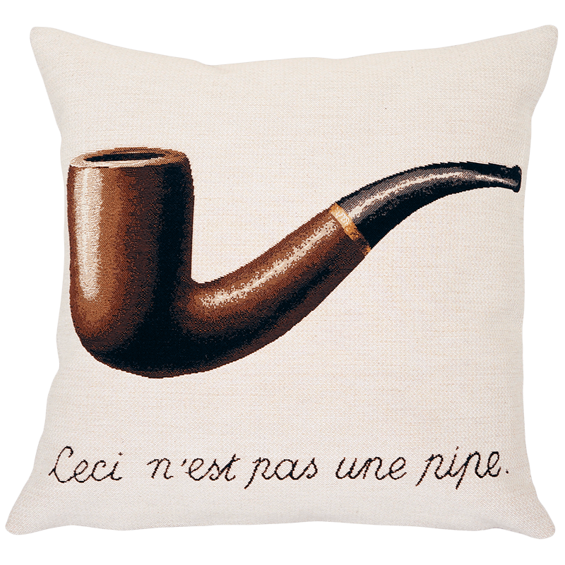 Coussin la Trahison Des Images Magritte — vue 1