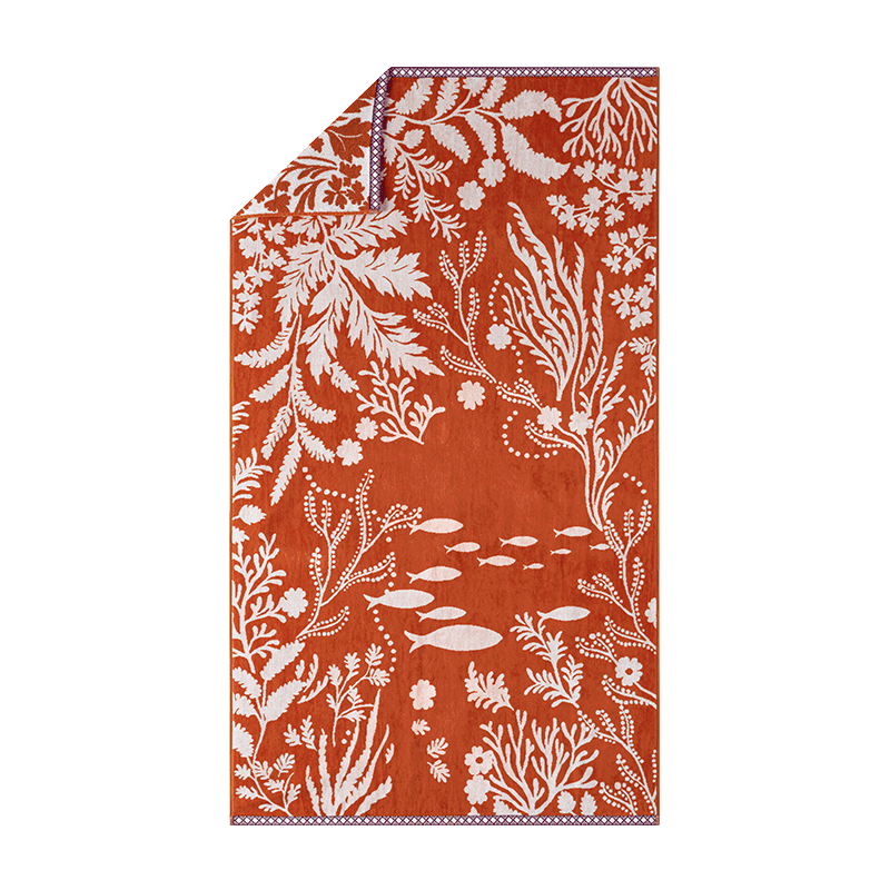 Drap de Plage Calypso Orange — vue 1