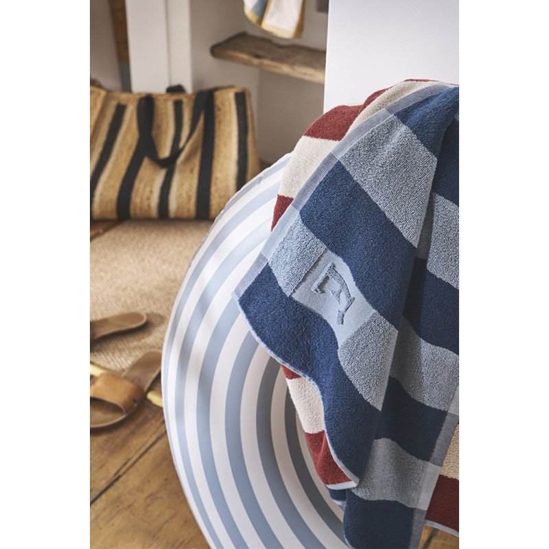 Drap de Plage Transat Marin-Rouge — vue 4