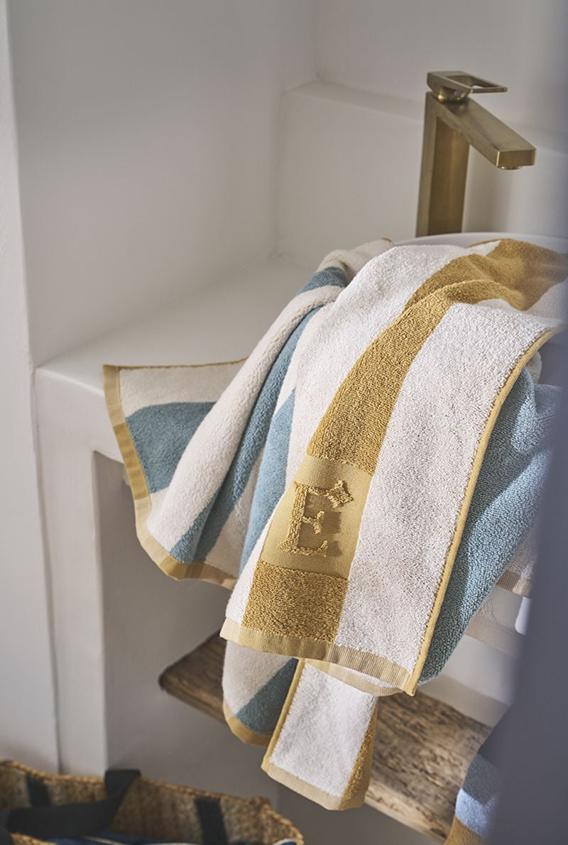 Drap de Plage Transat Bleu-Jaune — vue 2