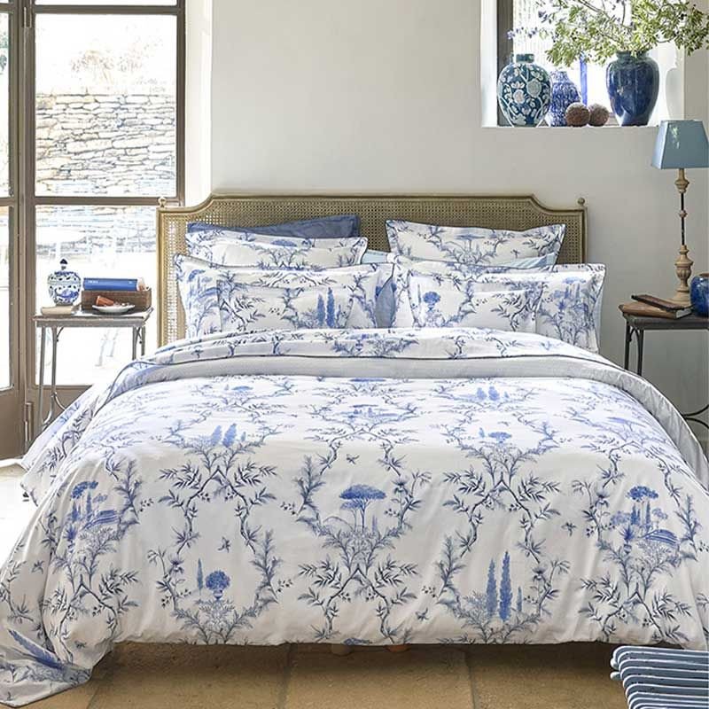 Housse de Couette Luberon Bleu Faience — vue 3