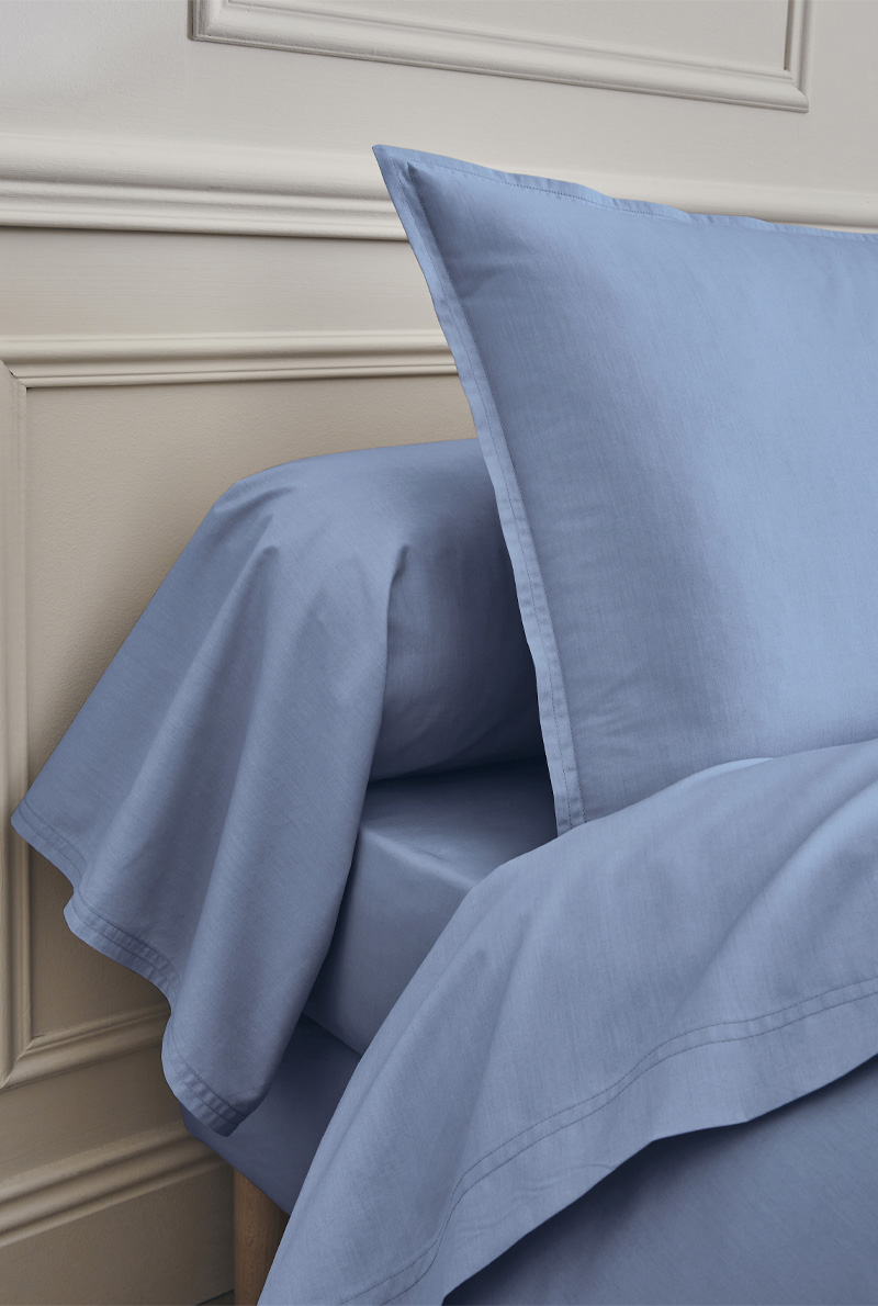 Housse de Couette Premiere Perc Bleu Olympe — vue 2