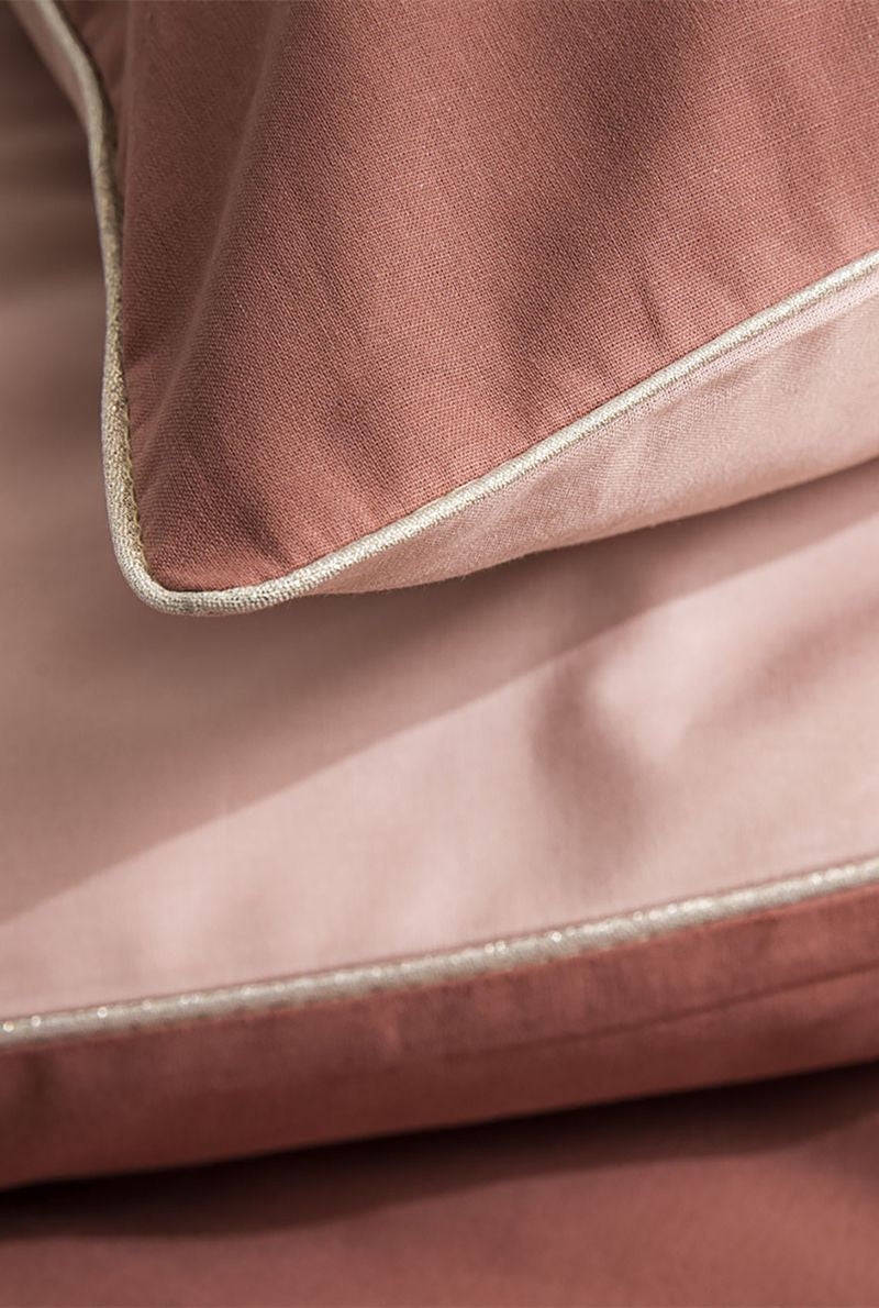 Taie d'Oreiller Bons Jours Terracotta Poudre — vue 3