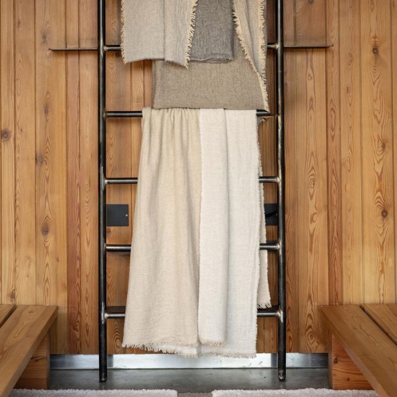 Plaid Bruna Naturel — vue 2
