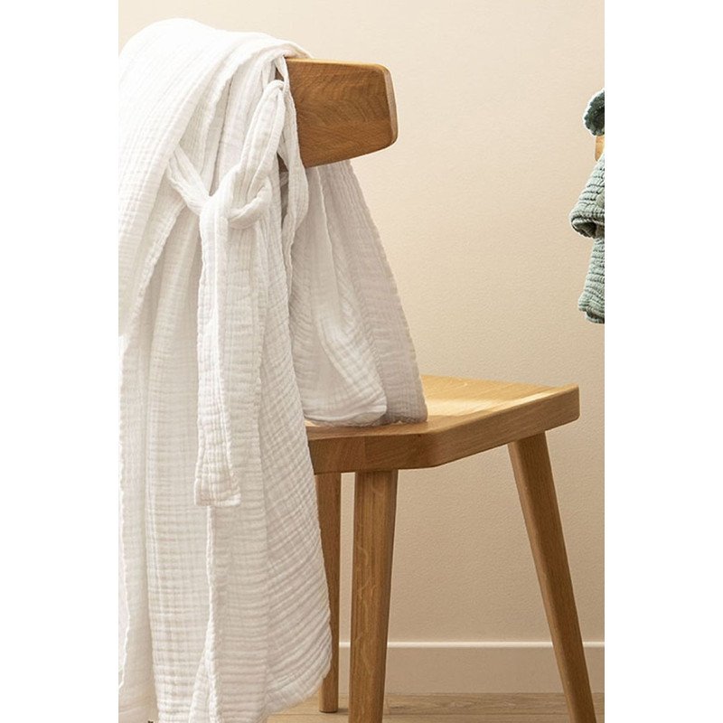 Robe de Chambre Bonheur Blanc — vue 6