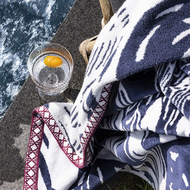 Serviette de Plage Calanques Marine — vue 2