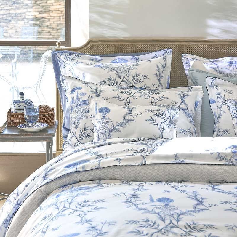 Taie d'Oreiller Luberon Bleu Faience — vue 2