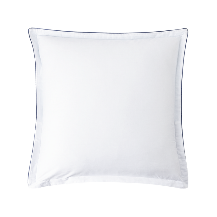 Taie d'Oreiller Nobel Baltique Blanc Marine