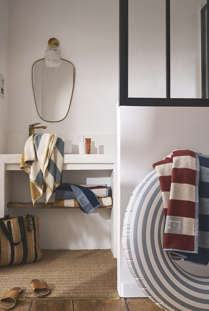 Drap de Plage Transat Bleu-Jaune — vue 4