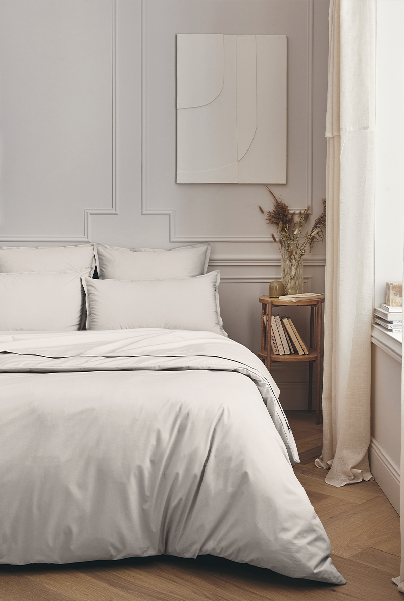 Housse de Couette Premiere Perc Gris Perle — vue 3