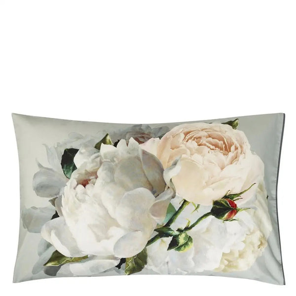 Taie d'Oreiller Peonia Grande Zinc