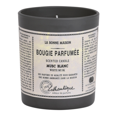 BOUGIE MUSC BLANC