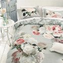 TAIE D'OREILLER PEONIA GRANDE ZINC