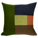 COUSSIN CARRE VERT-BLEU COUSSIN CARRE VERT-BLEU