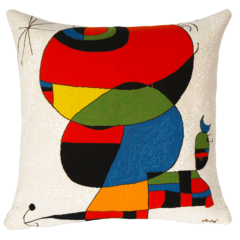 COUSSIN FEMME OISEAU ETOILE N°1 MIRO