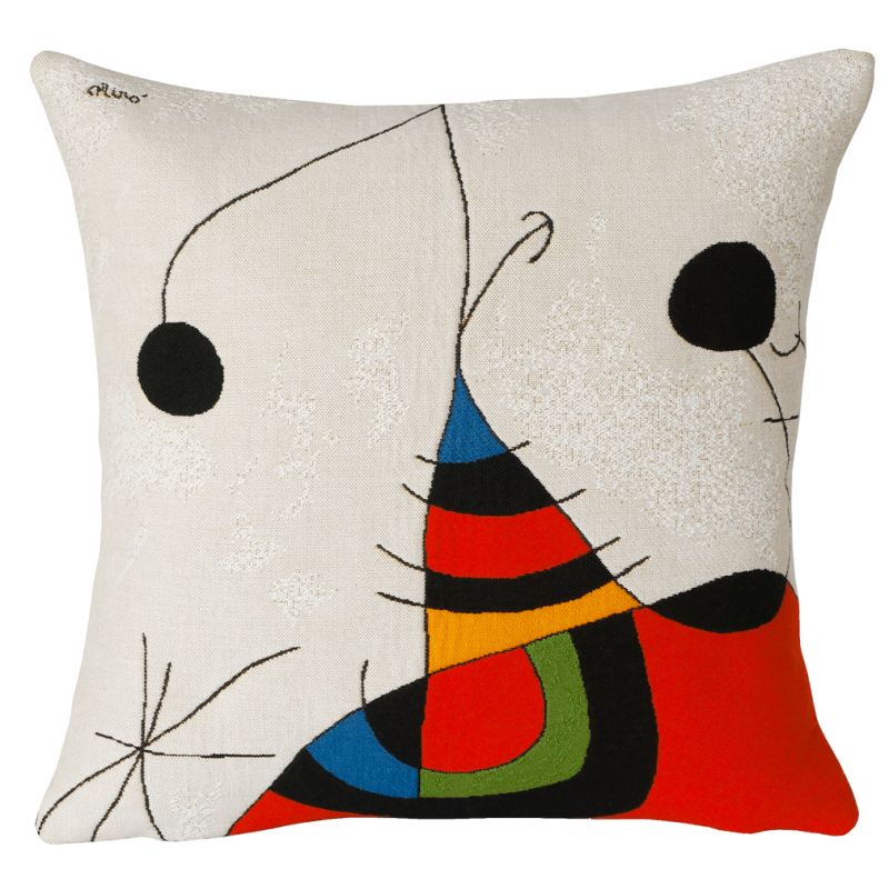 COUSSIN FEMME OISEAU ETOILE N°2 MIRO