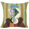 COUSSIN FEMMES AU BERET ET COL EN FOURRURE PICASSO