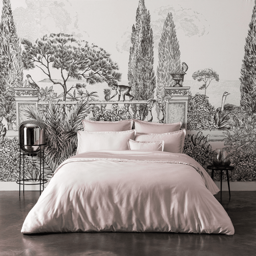 DRAP HOUSSE TEOPHILE ROSE