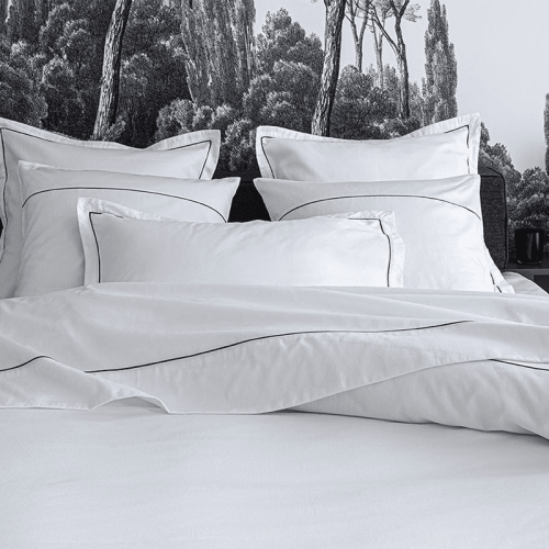 TAIE D'OREILLER ORSAY BLANC G150