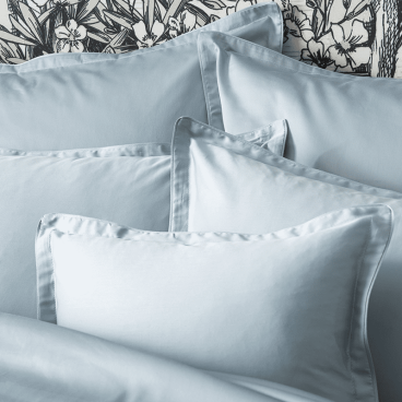 TAIE D'OREILLER TEOPHILE BLUE BALTIQUE