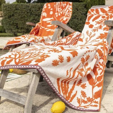DRAP DE PLAGE CALYPSO ORANGE-ALEXANDRE THURP