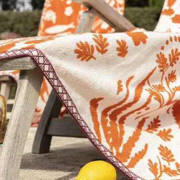 DRAP DE PLAGE CALYPSO ORANGE-ALEXANDRE THURP