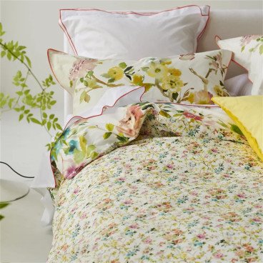 HOUSSE DE COUETTE FIORE D'AQUA PEONY-Designers Guild