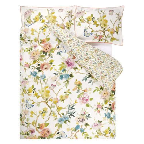 TAIE D'OREILLER FIORE D'AQUA PEONY-Designers Guild