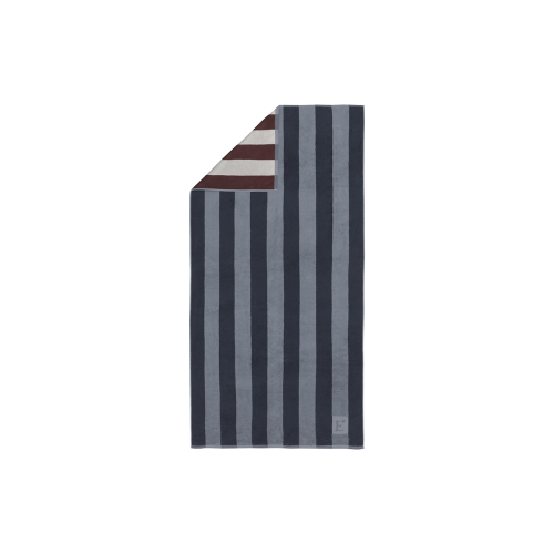 DRAP DE PLAGE JACQUARD TRANSAT MARIN ROUGE BLEU-ESSIX