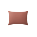 TAIE D'OREILLER BONS JOURS TERRACOTTA POUDRE