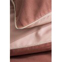 TAIE D'OREILLER BONS JOURS TERRACOTTA POUDRE