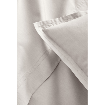 TAIE D'OREILLER PREMIERE GRIS PERLE-ESSIX