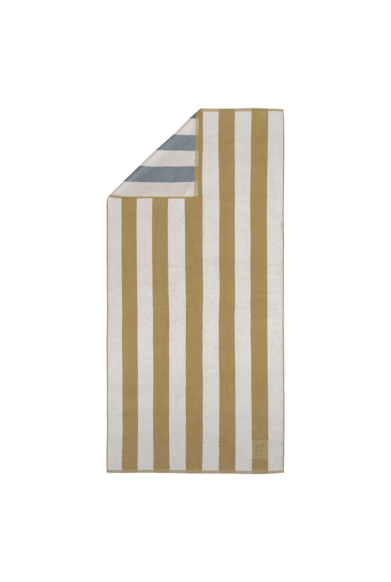 Drap de Plage Transat Bleu-Jaune &mdash; vue 1