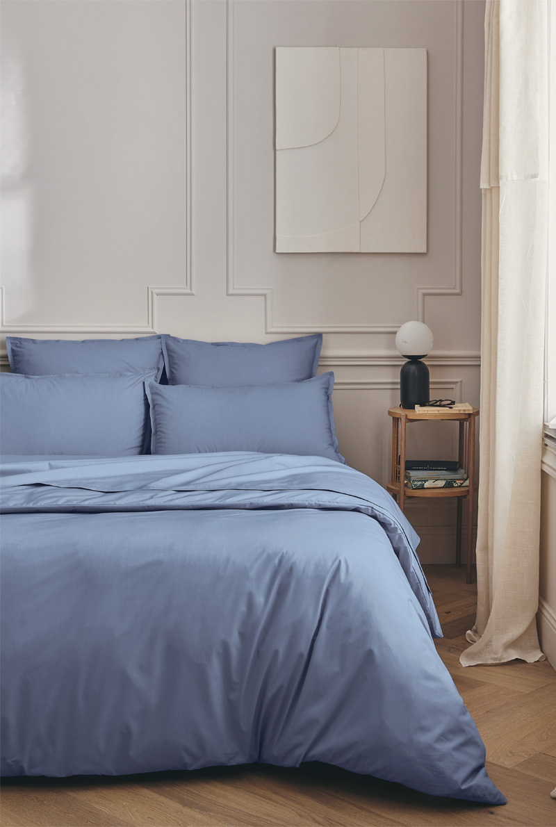 Housse de Couette Premiere Perc Bleu Olympe &mdash; vue 3