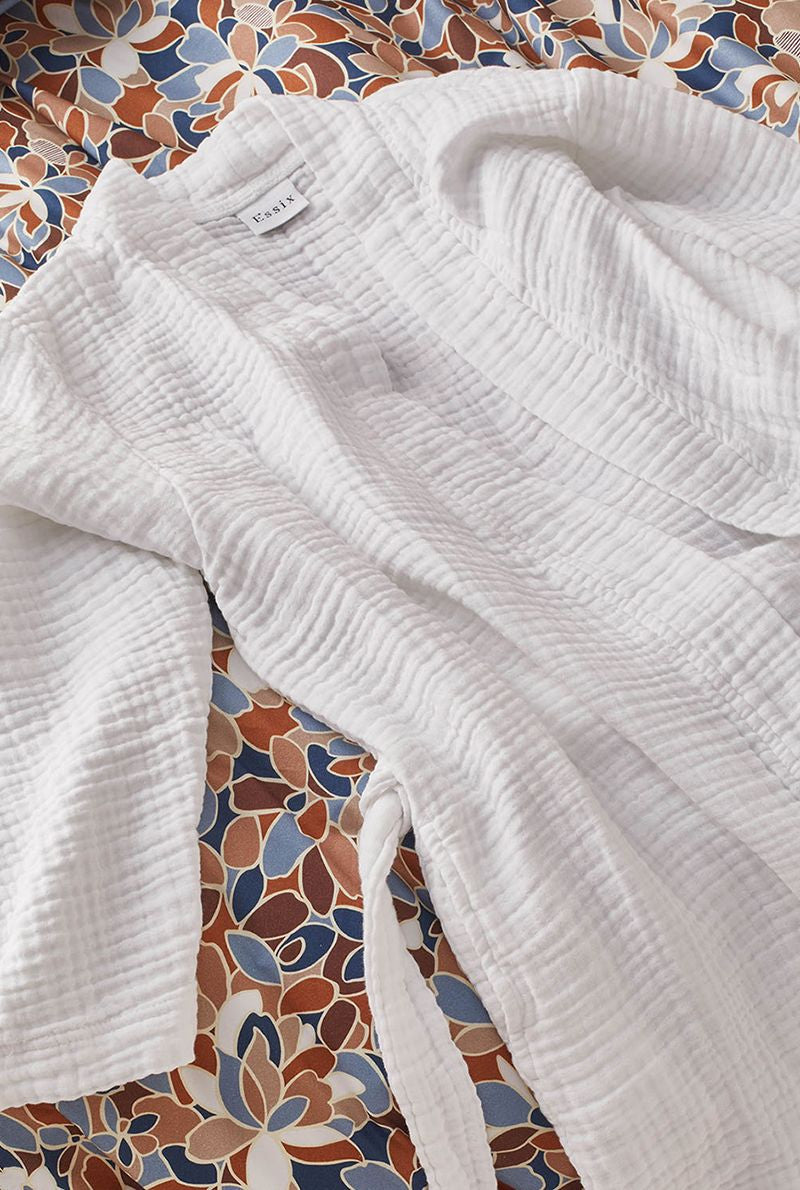 Robe de Chambre Bonheur Blanc &mdash; vue 2