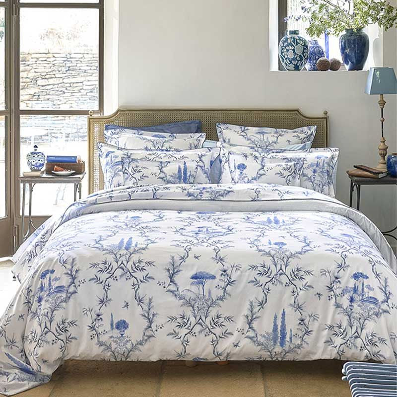 Housse de Couette Luberon Bleu Faience &mdash; vue 3