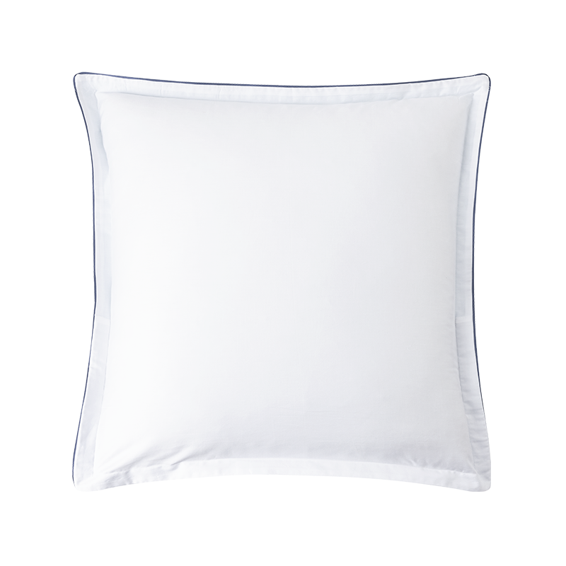 Taie d'Oreiller Nobel Baltique Blanc Marine &mdash; vue 1