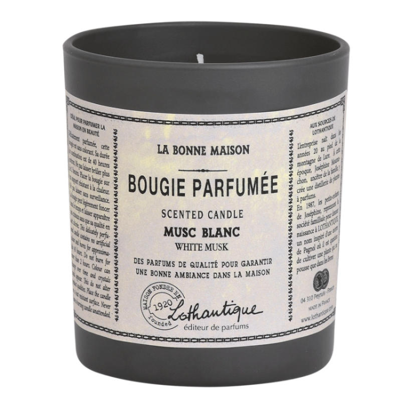 Bougie Musc Blanc &mdash; vue 1