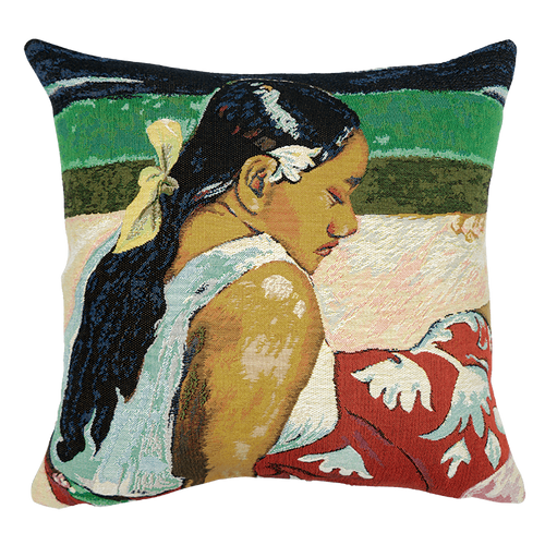 Coussin Femmes de Tahiti Gauguin