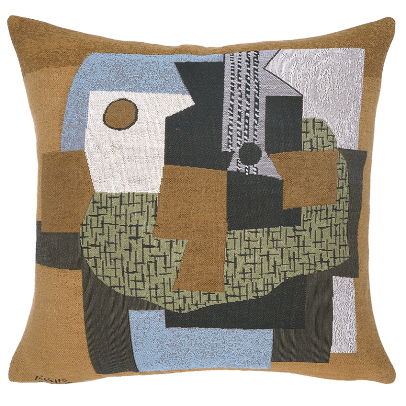 Coussin Guitare Sur Une Table Picasso &mdash; vue 1