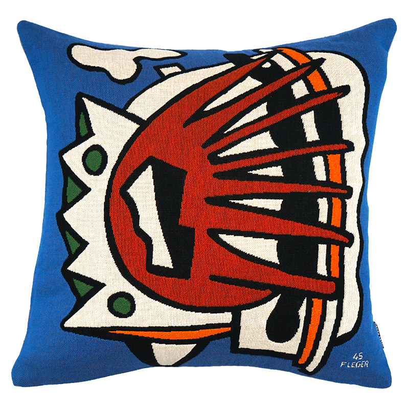 Coussin Composition Pour Peinture Murale F.Leger &mdash; vue 1