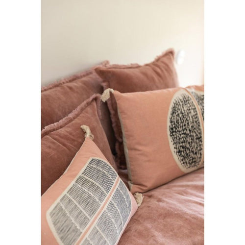 Coussin Fara Bois de Rose