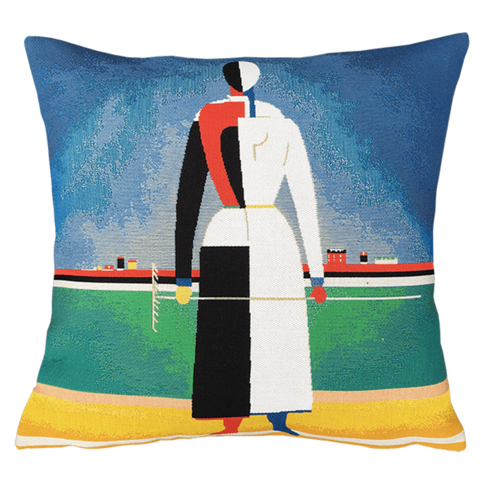 Coussin Femme Au Rateau Malevitch