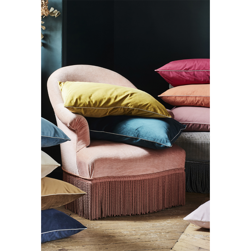 Coussin Gatsby Rose Indien &mdash; vue 2