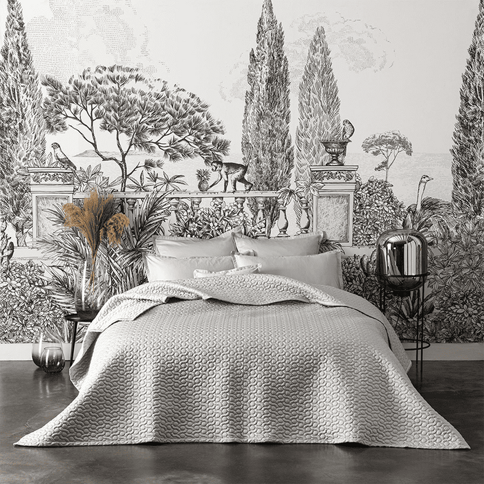 Couvre Lit Poesie Argent
